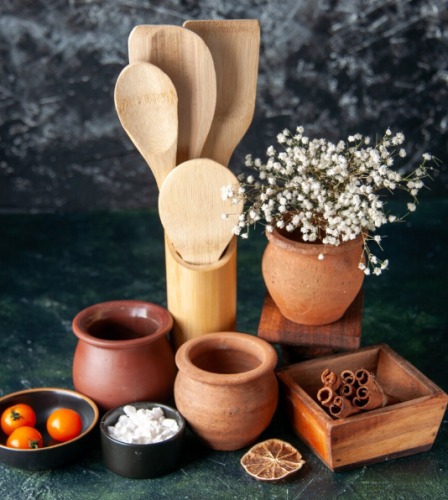 Wooden Kitchen Spoon Set
